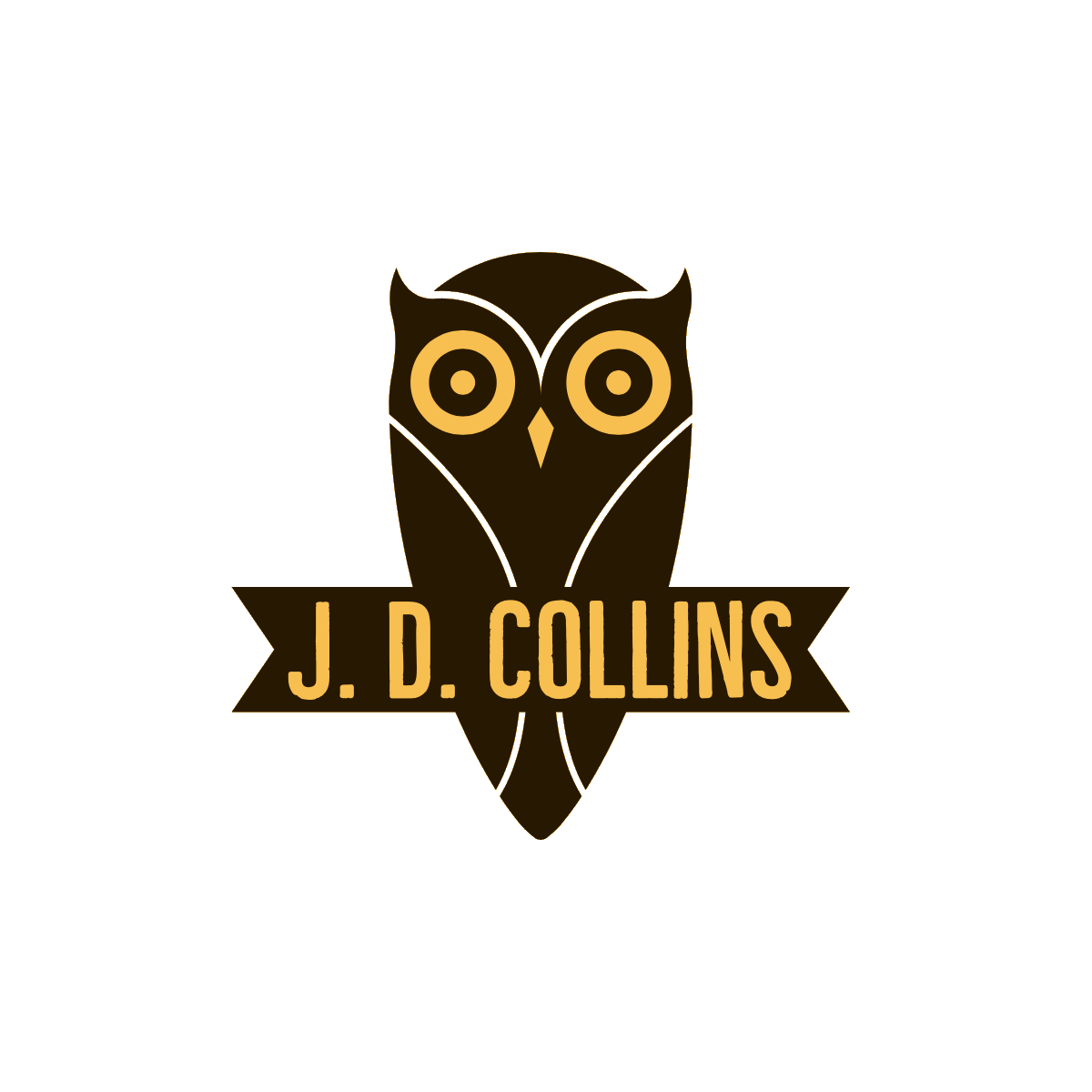 J. D. Collins owl logo