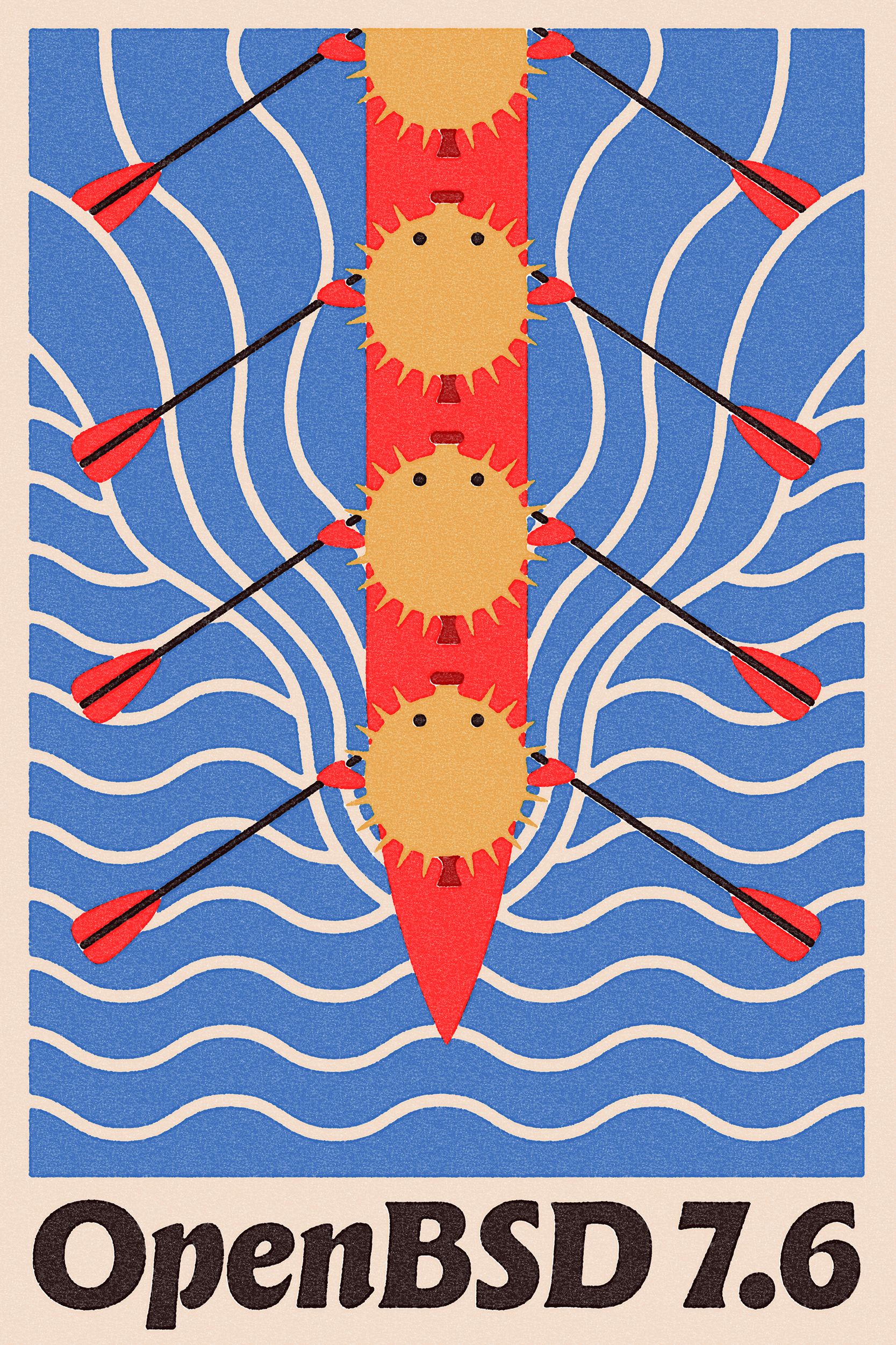 OpenBSD 7.6 artwork